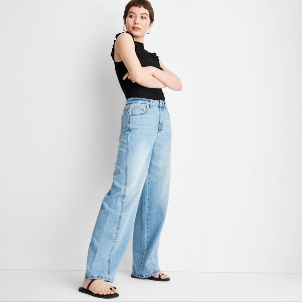 Stylish Light Blue Women's Flare Jeans